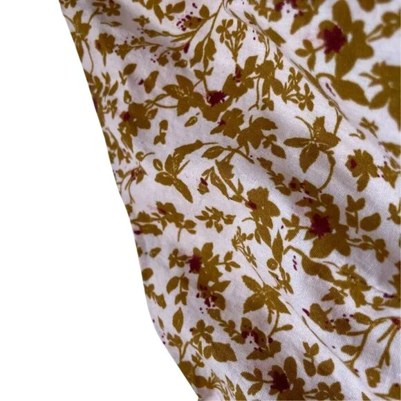 For Good Floral Flutter Sleeve Mini Dress With V-Neckline & Lace-Up Back - Picture 13 of 16